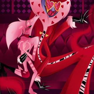 Angel Dust and Valentino wallpaper