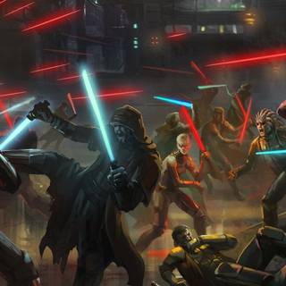 Star Wars video game characters wallpaper