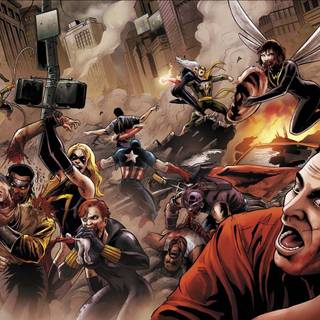 Zombie Avengers wallpaper