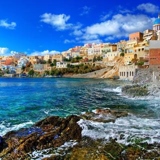 Greece beach wallpaper