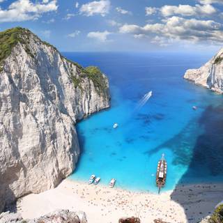 Greece beach wallpaper