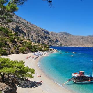 Greece beach wallpaper