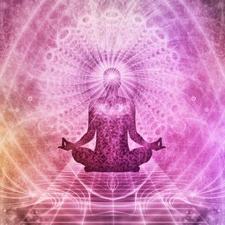 Purple aura wallpaper