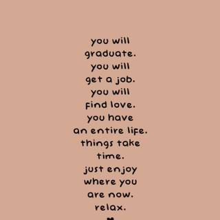 Inspirational beige wallpaper