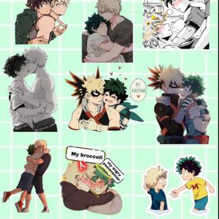 Deku x Bakugo ship wallpaper