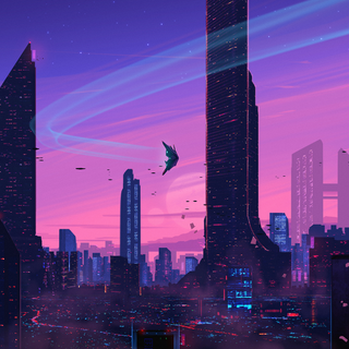 Si-fi city wallpaper