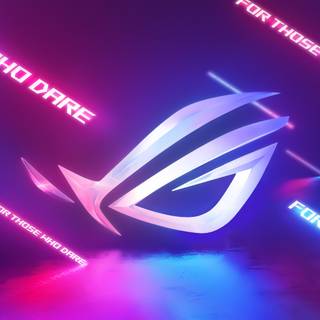 Asus neon wallpaper
