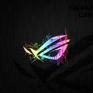 Asus neon wallpaper