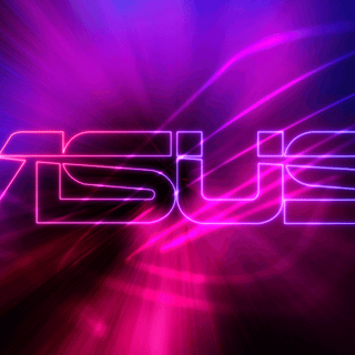 Asus neon wallpaper
