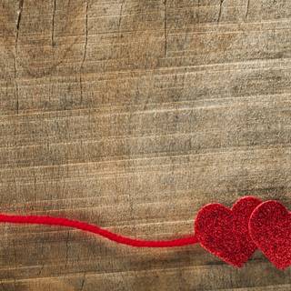 Heart thread wallpaper