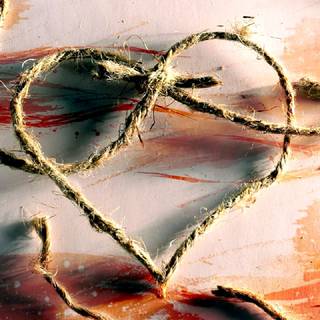 Heart thread wallpaper