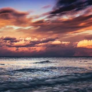 Spring sunsets laptop wallpaper