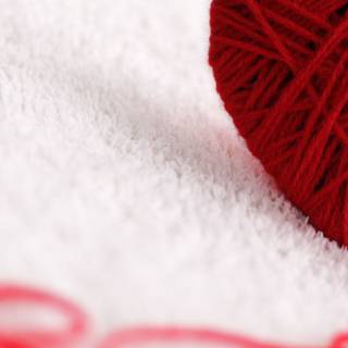 Heart thread wallpaper