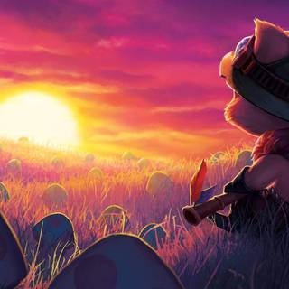 Spring sunsets laptop wallpaper