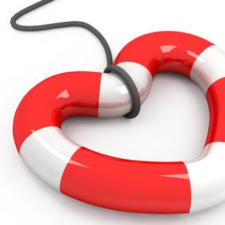 Heart thread wallpaper