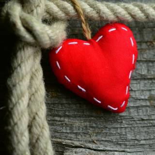 Heart thread wallpaper