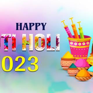 Happy Holi 2023 wishes wallpaper