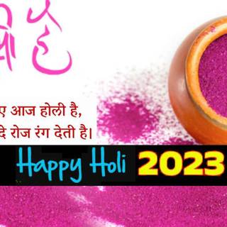 Happy Holi 2023 wishes wallpaper
