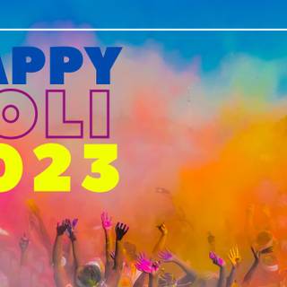 Happy Holi 2023 wishes wallpaper