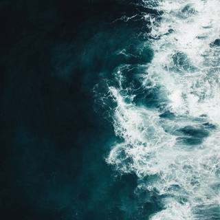 Dark blue ocean wallpaper