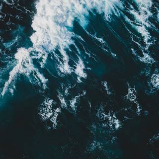 Dark blue ocean wallpaper