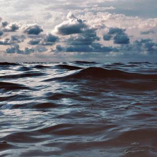 Dark blue ocean wallpaper