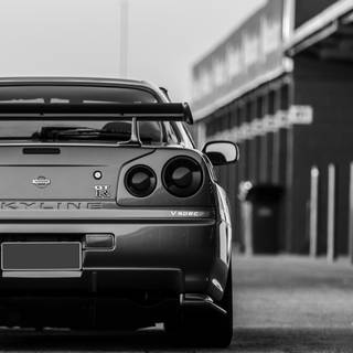 GTR R34 phone wallpaper