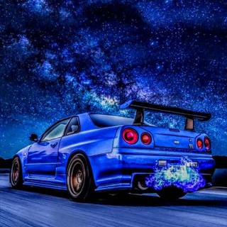 GTR R34 phone wallpaper