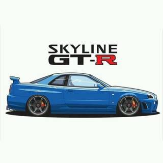 GTR R34 phone wallpaper