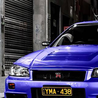 GTR R34 phone wallpaper