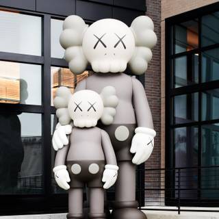 Kaws teddy bear wallpaper