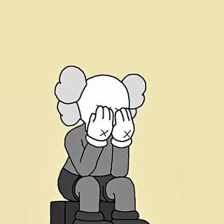 Kaws teddy bear wallpaper