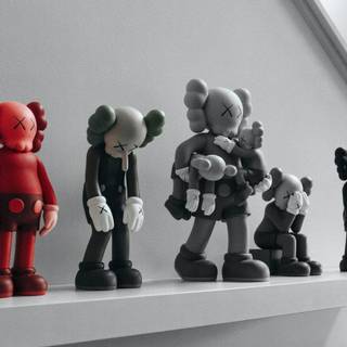 Kaws teddy bear wallpaper