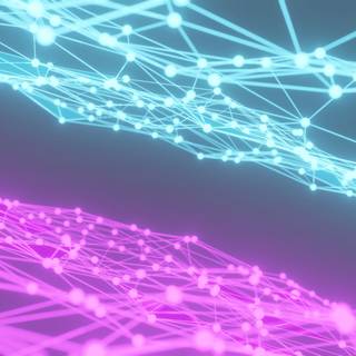 Purple and cyan wallpaper