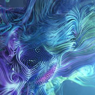 Purple and cyan wallpaper