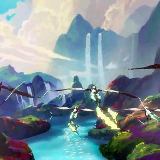 The Dragon Prince laptop wallpaper