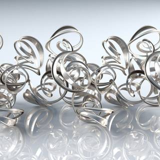 Silver ring wallpaper