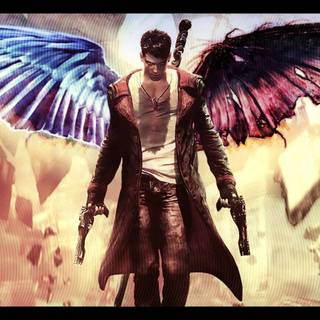 Half angel wallpaper