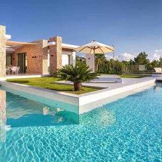 Villa house wallpaper