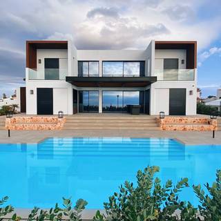 Villa house wallpaper