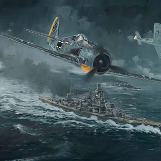 WW2 airplane wallpaper