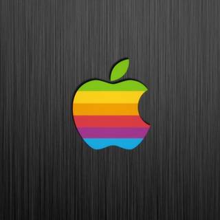 iPhone logo colored wallpaper