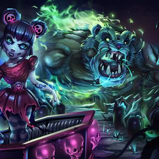 Desktop zombie art wallpaper