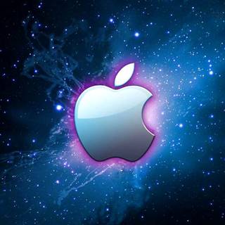 iPhone logo colored wallpaper