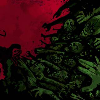 Desktop zombie art wallpaper