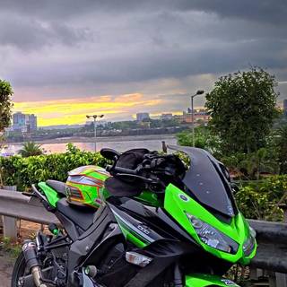 Kawasaki logo iPhone wallpaper