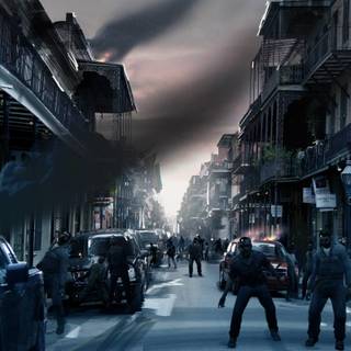 Desktop zombie art wallpaper