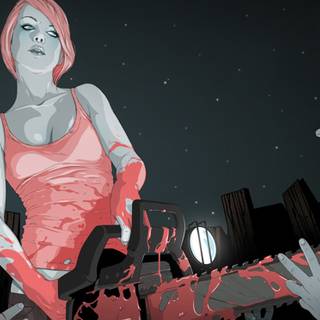 Desktop zombie art wallpaper