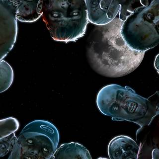 Desktop zombie art wallpaper