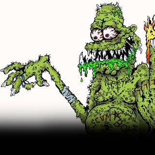 Desktop zombie art wallpaper